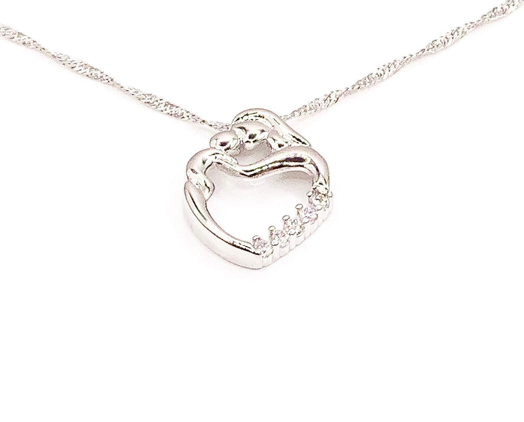 New Mama Gift, Mommy and Baby Necklace, Postpartum Care Package, Motherhood Jewelry, Mama to Be Card, New Mom Necklace, Push Present for Her