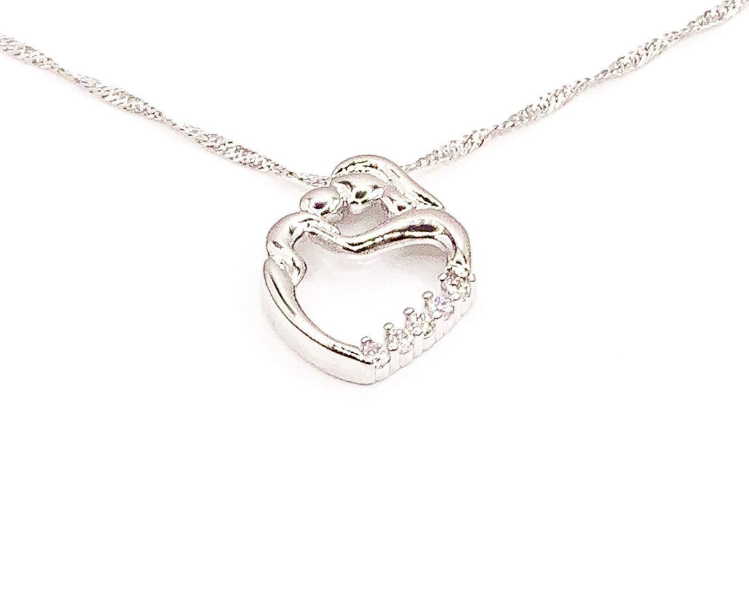 New Mama Necklace, Mommy and Baby Necklace, Motherhood Jewelry, Mama to Be Card, New Mom Necklace, Gift for Pregnant Friend, Baby Mama