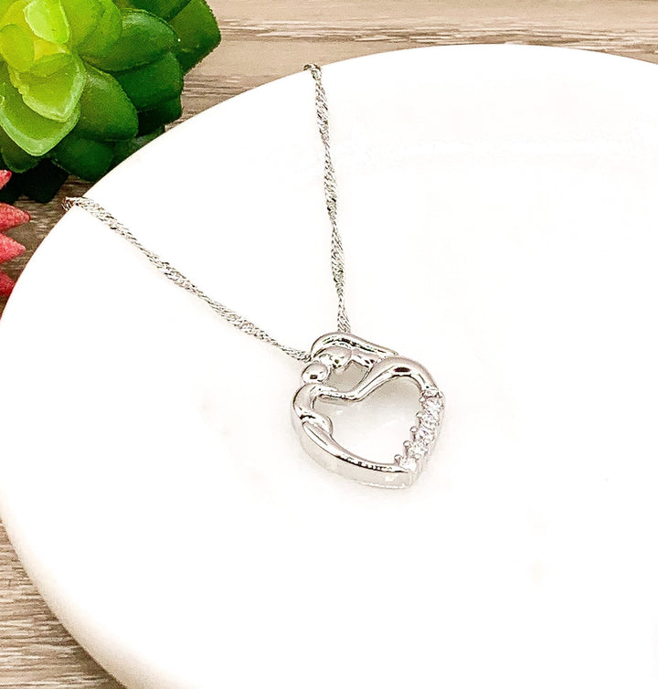 Motherhood Quote, Mama to Be Congratulations Card, Mommy and Baby Necklace, New Mom Jewelry, New Mother Gift, Advice Gift for Her