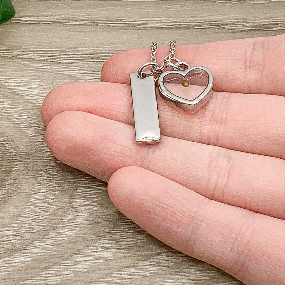 Mustard Seed Necklace, You Are Loved Card, C.S. Lewis Quote, Grieving Mom Gift, Miscarriage Gift, Meaningful Necklace, IVF, Infertility