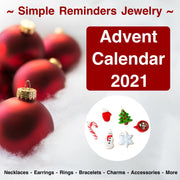 Pre-Order Christmas Advent Calendar | Jewelry Advent Calendar | Christmas Countdown Calendar | Xmas 2021 Present | Filled Gift | Necklaces