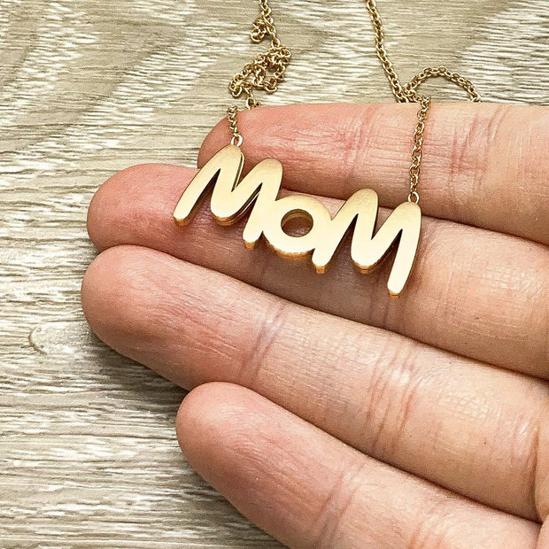 Welcome to Motherhood Gift, MOM Necklace, Dainty Jewelry, Gift for New Mom, Motherhood is Messy Quote, Motivational Jewelry, Pregnancy Gift