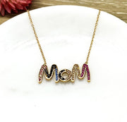 Welcome to Motherhood Gift, MOM Necklace, Dainty Jewelry, Gift for New Mom, Motherhood is Messy Quote, Motivational Jewelry, Pregnancy Gift