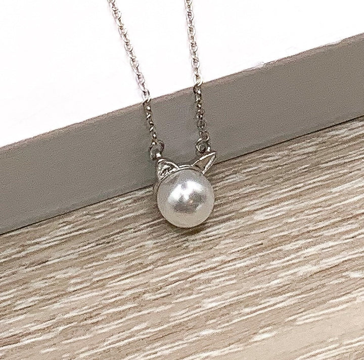 Crazy Cat Lady Necklace, Gift for Cat Lover, Tiny Cat Necklace, Sterling Silver Jewelry, Cat Owner Jewelry, Personalized Gift for Cat Mom