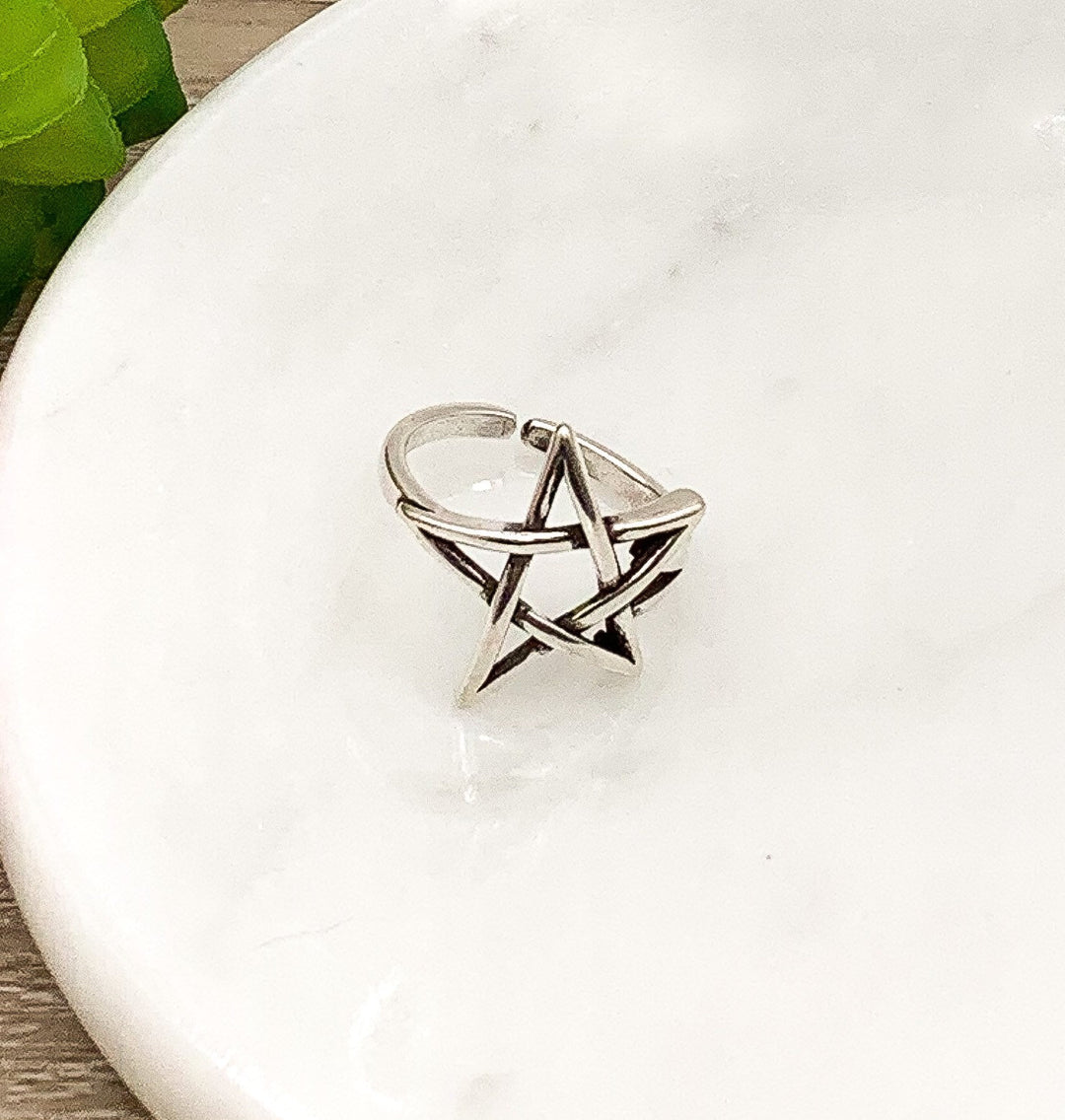 Star Ring, Pentagram Ring, Dainty Adjustable Ring, Midi Ring, Statement Ring, Unisex Ring, Stacking Ring, Gift for Friend, Christmas Gift