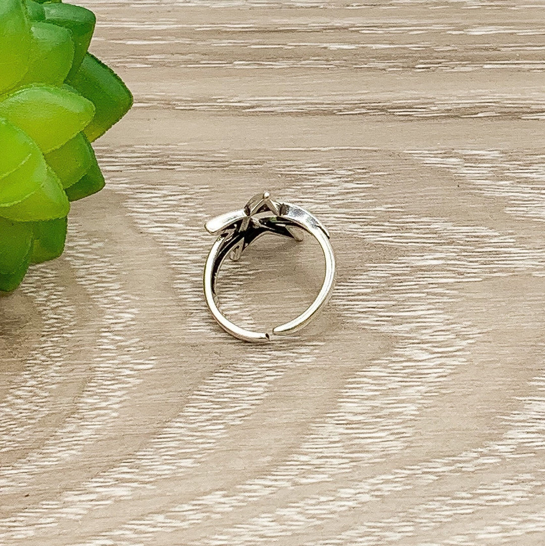 Star Ring, Pentagram Ring, Dainty Adjustable Ring, Midi Ring, Statement Ring, Unisex Ring, Stacking Ring, Gift for Friend, Christmas Gift