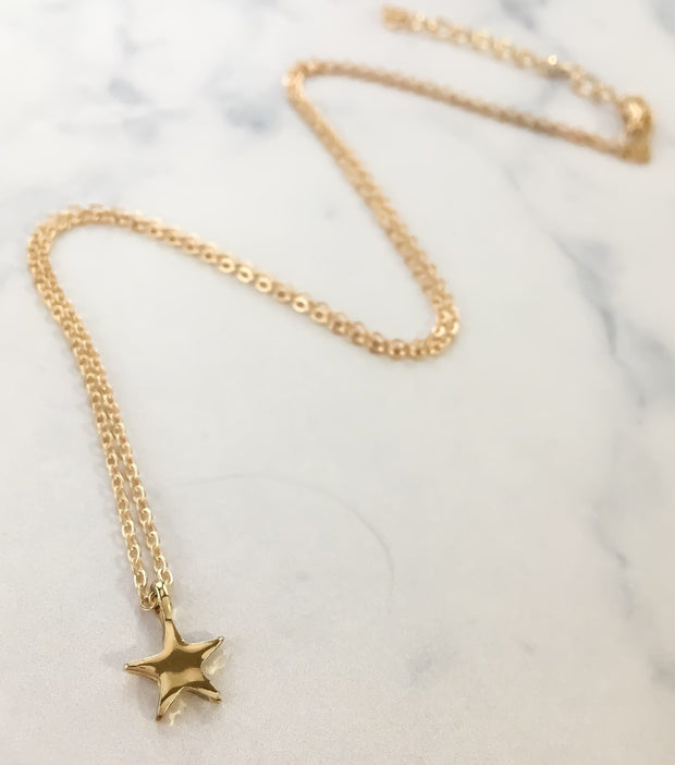 Tiny Gold Star Necklace Card, Best Friend Jewelry, Friendship Necklace, Minimalist Celestial Gold Jewelry, Best Friends Are Like Stars